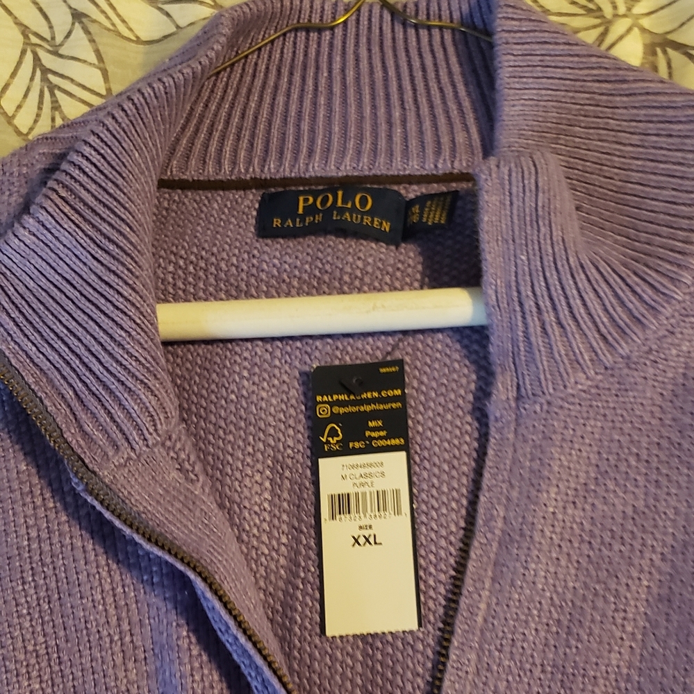 Ralph Lauren Polo Half Zip Sweater